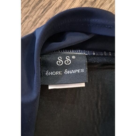 Shore Shapes Shaping Ruched One-piece Bathingsuit Swimsuit Women's Size 12 - Picture 3 of 4